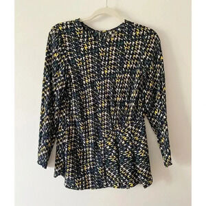 Lafayette 148 Blouse Women’s 6 Multicolor 100% Silk